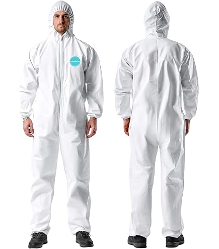 Trimaco 14125 3XL No Elastic Tyvek Coveralls, White - Painting